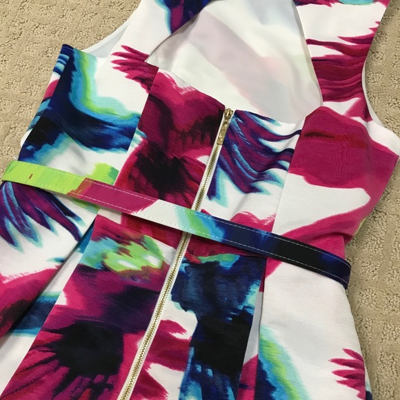 β€οΈπ3xHPπβ€οΈEliza J Fit & Flare Cocktail Dress - Picture 4 of 8